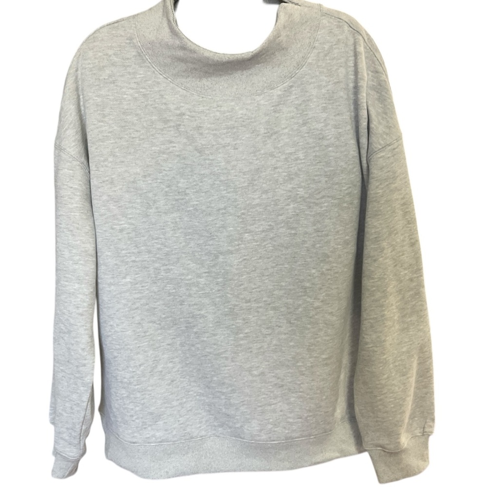 Trendy  Queen Oversized Sweatshirt Turtleneck Pullover Long Sleeve